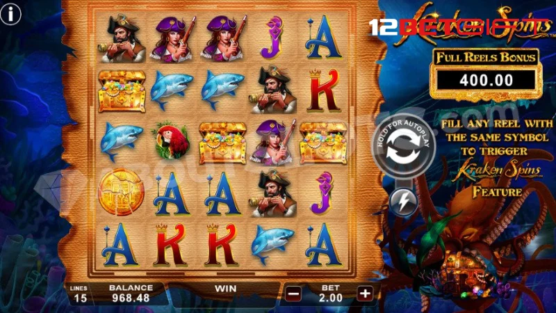Wild Kraken Lockin trong Kraken spins 12Bet