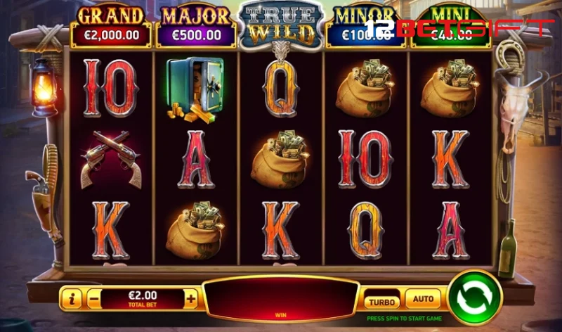 Luật quay hũ True wild tại 12Bet
