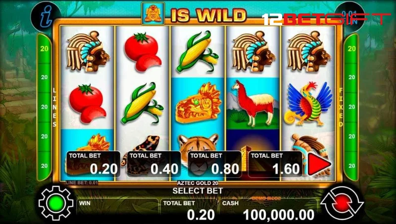 Biểu tượng SCATTER trong zapotec gold 12Bet