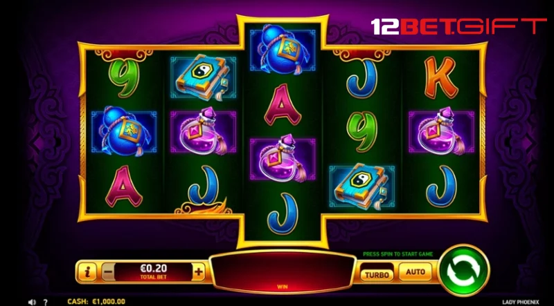 Biểu tượng chính trong Lady phoenix 12Bet